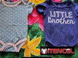 Ropa para hembra y varón de 6 a 9 meses.