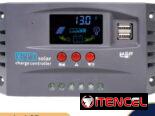 Controlador de carga solar de 12/24 Volt y 200 amperes