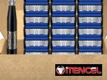 Maquina de afeitar con 36 repuestos. accesorio de afeitado indispensable para hombres