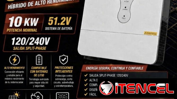 Inversor Solar Híbrido 10kw