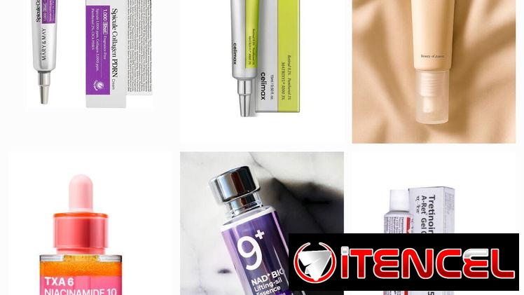 Productos para líneas finas y signos de la edad