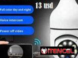 Camaras de seguridad IP-WIFI DE 3 lentes y bombillos
