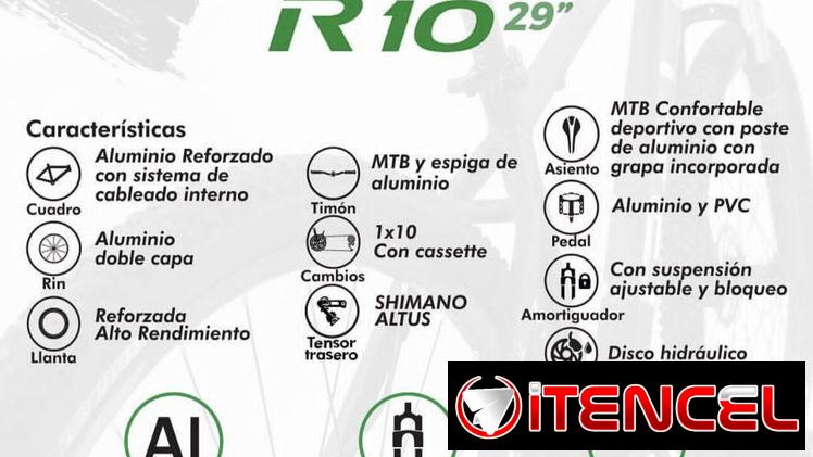 Bicicleta RALI R10 29 Hidráulicas
