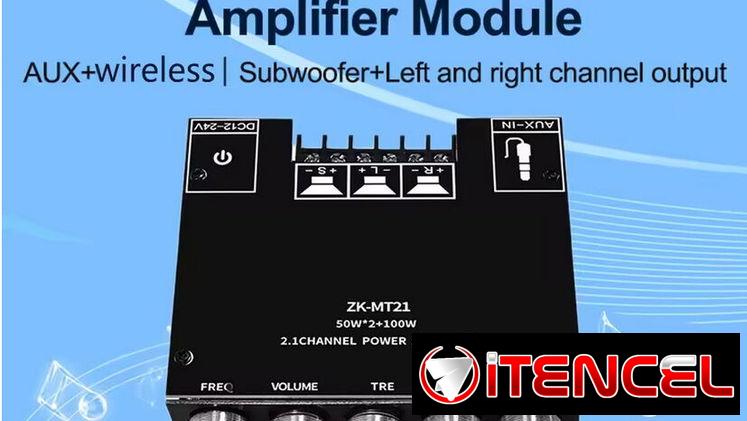 AMPLIFICADOR HIFI STEREO 2.1 & BLUETOOTH, NUEVO