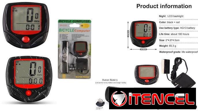 Mini Computadora para bicicleta! Tenga pleno control de su destino y actividad en tiempo real!!