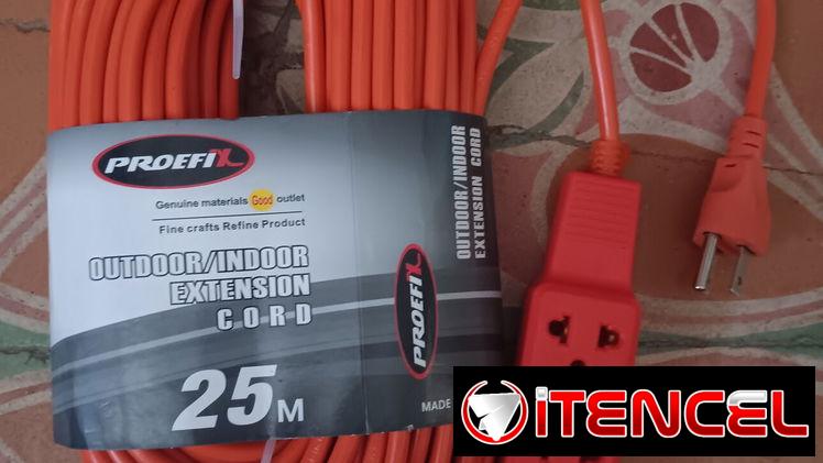 Extensión eléctrica 25 metros