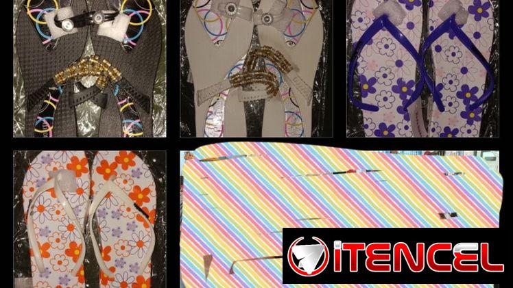 CHANCLETAS DE GOMA $1200°° (Naranjas/Moradas) / SANDALIAS DE GOMA $1800°° (Blancas/Negras/Fucsia)