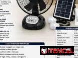 Ventiladores y lámparas recargables