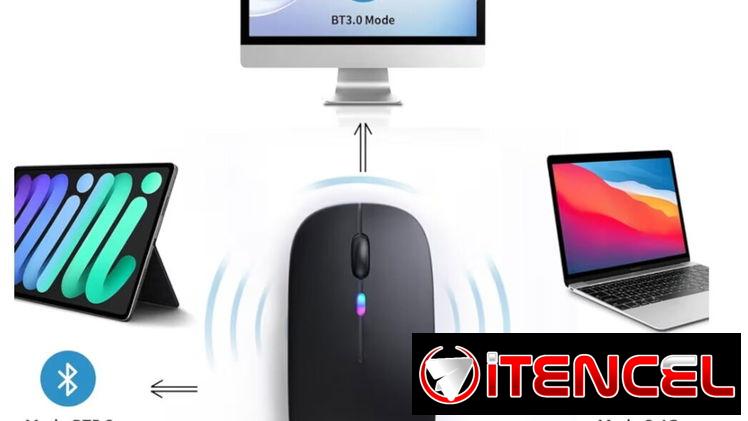 Mause inalambricos  usb con luces led con batería interna