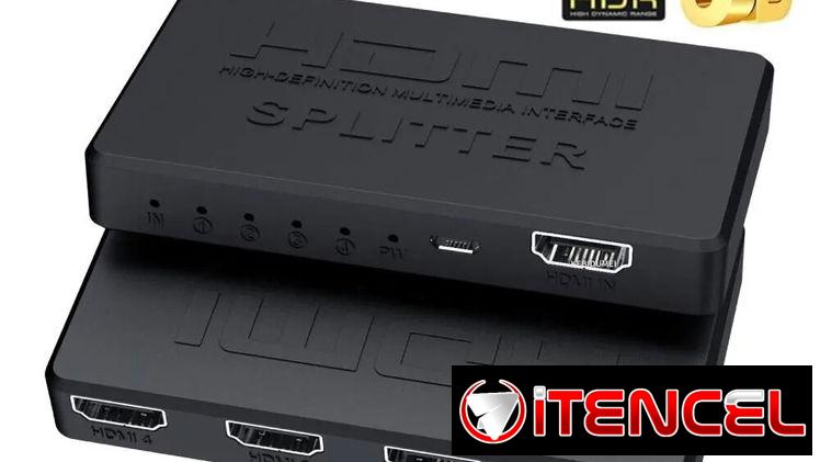 Splitter HDMI 4K Divisor HDMI 4 Salidas Profesional de Gama Alta para Sistemas Audiovisuales de CALIDAD
