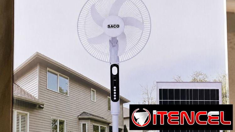 Ventilador recargable SACO de pedestal