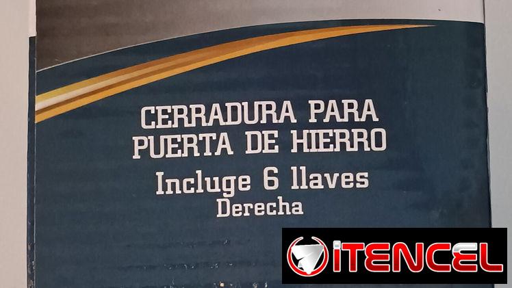 CERRADURA PARA PUERTA DE HIERRO 🛡️🔐