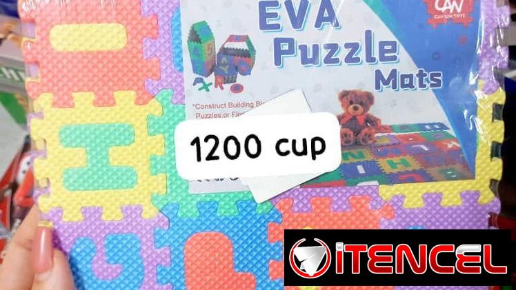 EVA PUZZLE (PUZZLE didáctico para armar y además para aprender alfabeto y números)