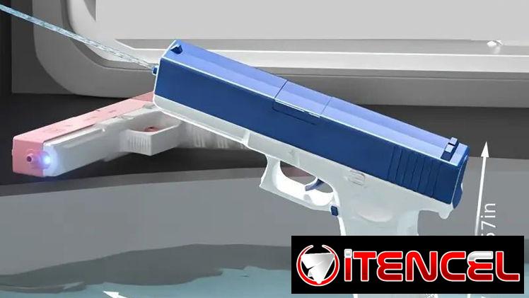 Pistola de Agua Eléctrica Recargable – Diversión a Chorro Todo el Verano | videojuegoshabana.com