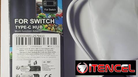 Adaptador con salida hdmi a TV, para Nintendo Switch