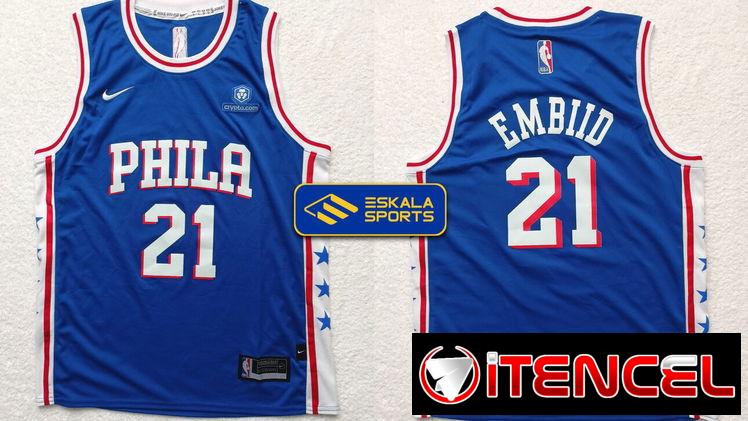CAMISETAS DE BALONCESTO NBA DE PHILA DE EMBIID