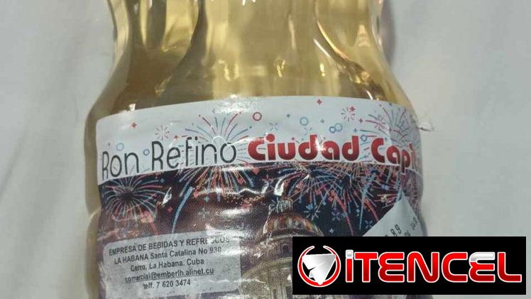 Ron Refino Ciudad Capital 1 litro (solo 2 pomos)