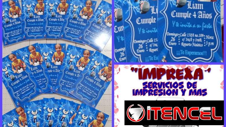 Invitaciones para cumpleaños y cualquier evento (y otros servicios afines)