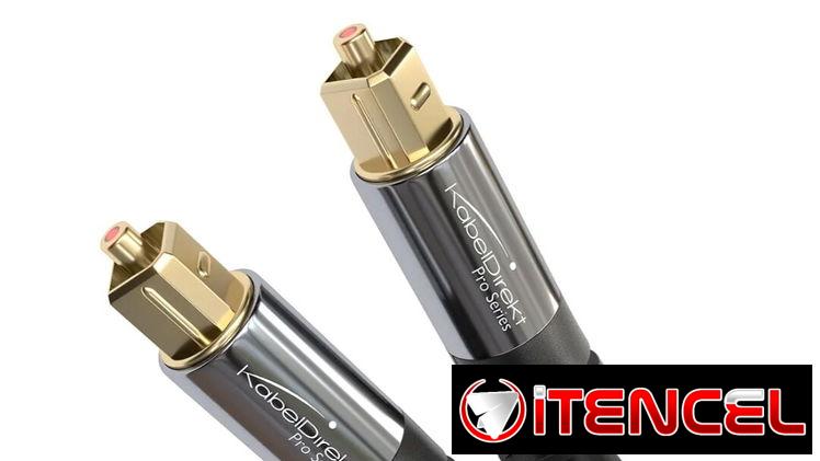 Cable óptico puntas enchapados en oro..tecnología alemana..