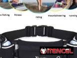 Riñonera Multifuncional Unisex. Riñoneras Deportiva Pro con pomos.