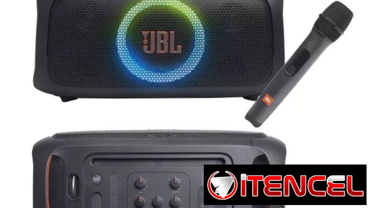 JBL PartyBox On the go. En caja