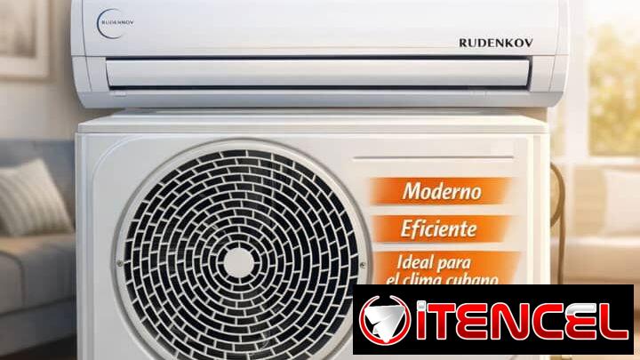 Split de 1 tonelada marca Rudenkov convencional 220v nuevo