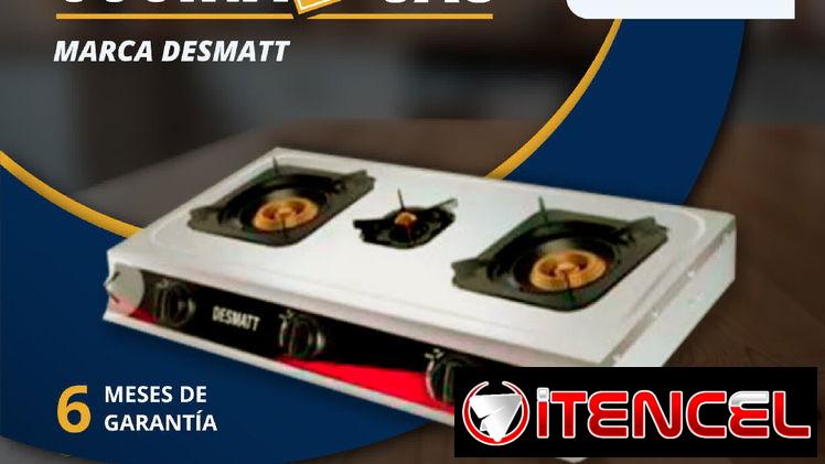 ‼️Fogón /Cocina DESMATT 3 Hornillas. Encendido automático. Factura, garantía‼️
