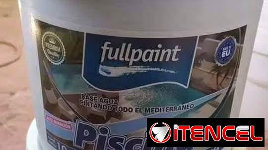Pintura vinil blanco y sellador transparente