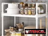 Estante organizador de cocina  Medidas: 48.5 x 26 x 52 cm en 9000 cup