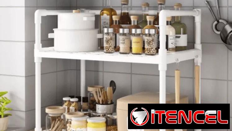 Estante organizador de cocina  Medidas: 48.5 x 26 x 52 cm en 9000 cup