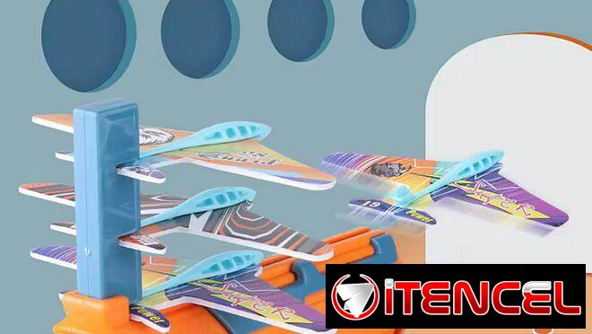 ☎️53544655 🛵 Entrega Disponible ⭐✈️ Lanzador de Aviones con Pistola Catapulta – Juguete Divertido para Niños 🚀 ⭐