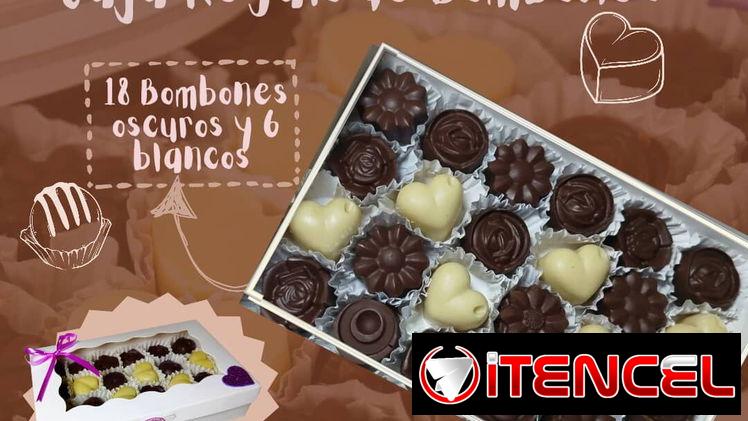 🍫Caja Regalo con 24 bombones artesanales