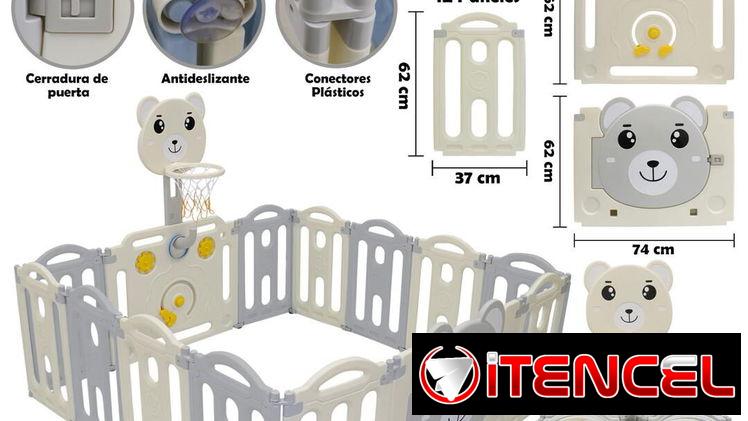 170usd🔺️☝️ Corral para bebé  Grande Con canasta y pelota