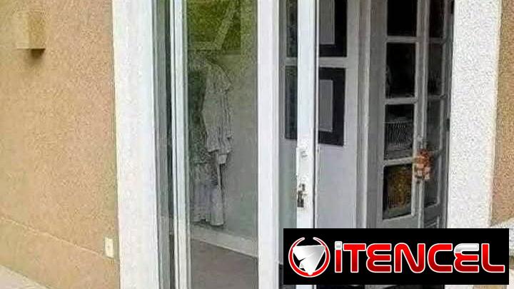 Marqueteria de aluminio y cristal