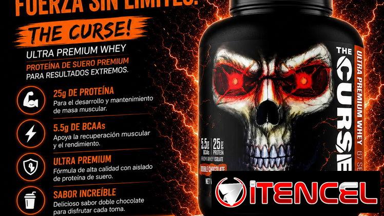 🛒✔ Whey de 71 Servicios The Curse 5LB  Precio 95$