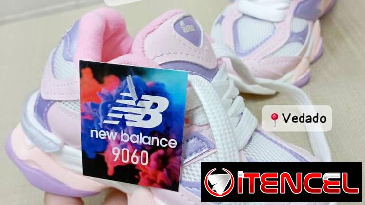 Tenis de niños y niñas NEW BALANCE 9060 ROSA Y LILA💕💜