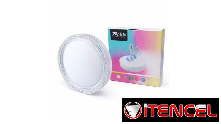 LÁMPARA LED DE TECHO CON BASE GIRATORIA .