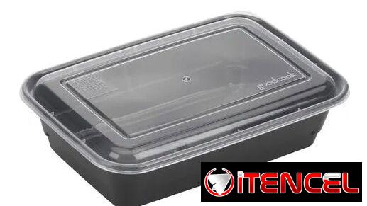 Tazones desechables para llevar con tapa de plástico PP / Envase para llevar a precio mayorista
