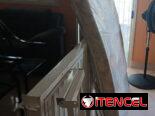 Cama fowler y silla de ruedas