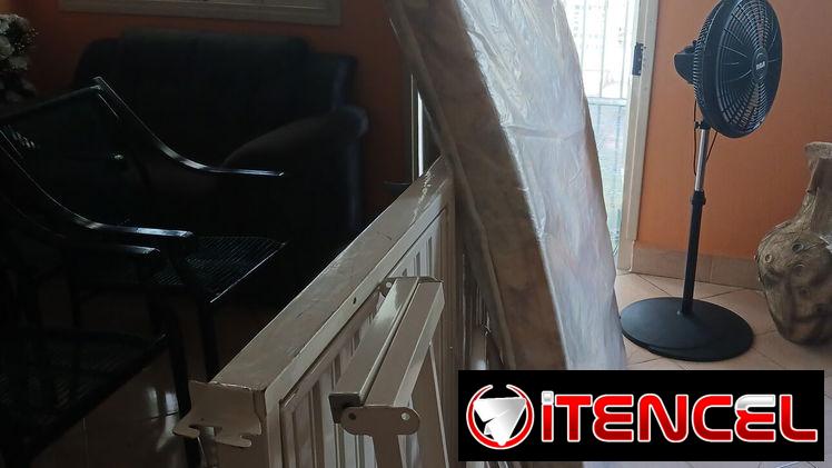 Cama fowler y silla de ruedas