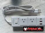 REGLETA ELÉCTRICA CON ENCHUFE UNIVERSAL, ENTREGA DE FACTURA. VARIEDAD DE REGLETAS, EXTENSIONES Y PROTECTORES DE VOLTAJE