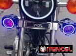 ‼️PANTALLAS LED DE ALTA DENCIDAD CON OJOS DE ANGEL (12 a 80 Vol)‼️ Dale un giro total a tu Suzuki o Triciclo‼️💯‼️