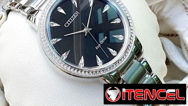 RELOJ CITIZEN ECODRIVE SILHOUETTE CRYSTAL (FE7040-53E) DE MUJER , 36MM EN ACERO INOXIDABLE CON DIAMANTES  58049738