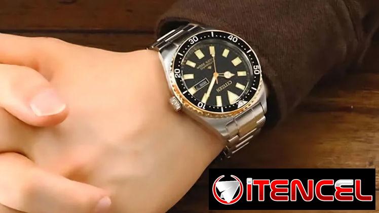 CITIZEN PROMASTER DIVER’S 200M AUTOMATICO (NY0125-83E) 41MM EN ACERO INOXIDABLE PLATEADO CON BISEL DORADO  58049738