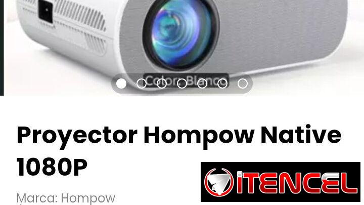 Proyector Hompow Native 1080P.  Marca: Hompow