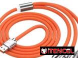 3 en 1 Cable reforzado USB, 120W, 6A, carga rápida