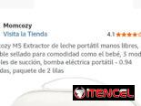 Extractor de leche materna