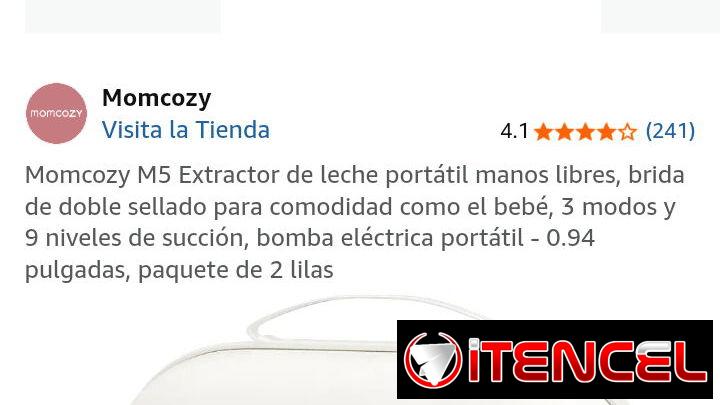 Extractor de leche materna