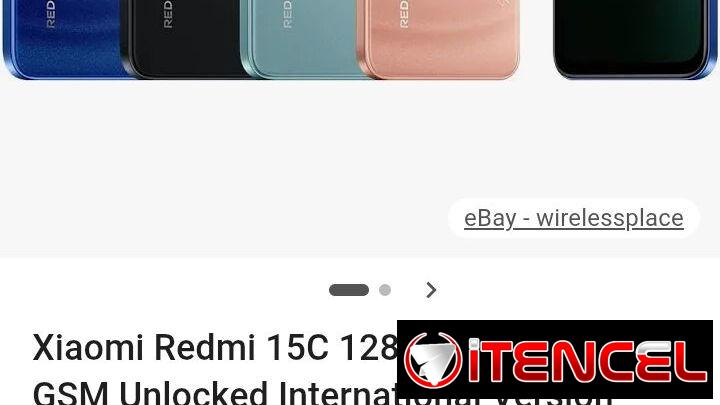 Teléfono traído rusia xiaomi redmi c15