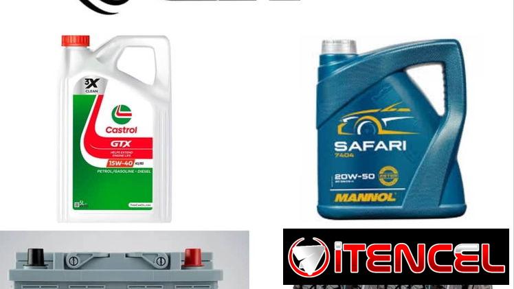 Aceites castrol, Aceites Mannol, Refrigerantes, Filtros